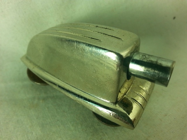 Ludwig 1x Tom/Snare Drum Small Super Classic Lug Nickel 1 1/4" Vintage 40s-50s* — main photograph