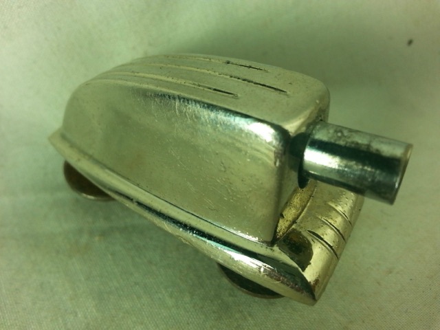 Ludwig 1x Tom/Snare Drum Small Super Classic Lug Nickel 1 1/4" Vintage 40s-50s* — main photograph