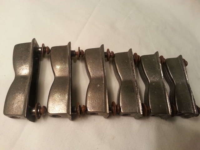 Ludwig WFL 6x Bow-Tie Snare/Tom Drum Lugs Nickel Jazz Festival 50s/60s Vintage* — main photograph