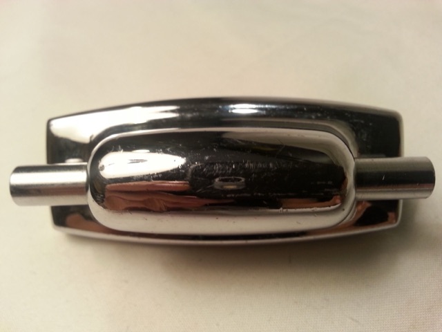 Ludwig Standard Snare Drum Lug Chrome Vintage Complex w/ Mounting Nuts 60s/70s* — main photograph