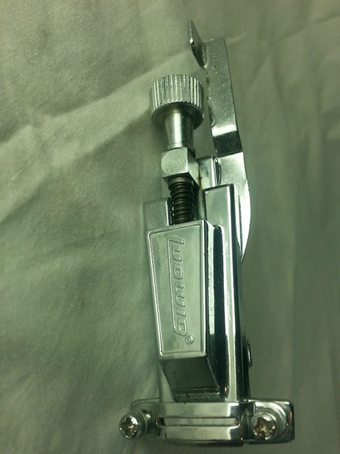 Ludwig P85 Snare Drum Strainer Throw-Off 2 1/2" Chrome Block Logo — main photograph