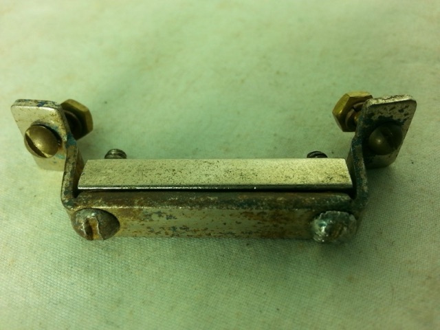 Ludwig&Ludwig Butt Plate Snare Drum Hardware Nickel 1 7/8"Vintage 20s-30s* — main photograph