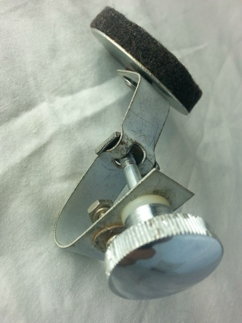 Ludwig Black Felt Snare/Tom Drum Muffler Vintage Single Cup 70s-80s Rocker* — main photograph