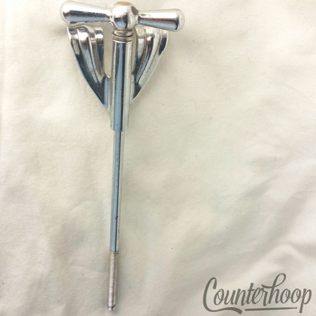 Ludwig Bow-Tie Bass Drum Tension T-Rod/Claw Club Date Long 7"Chrome Vintage 60s — main photograph