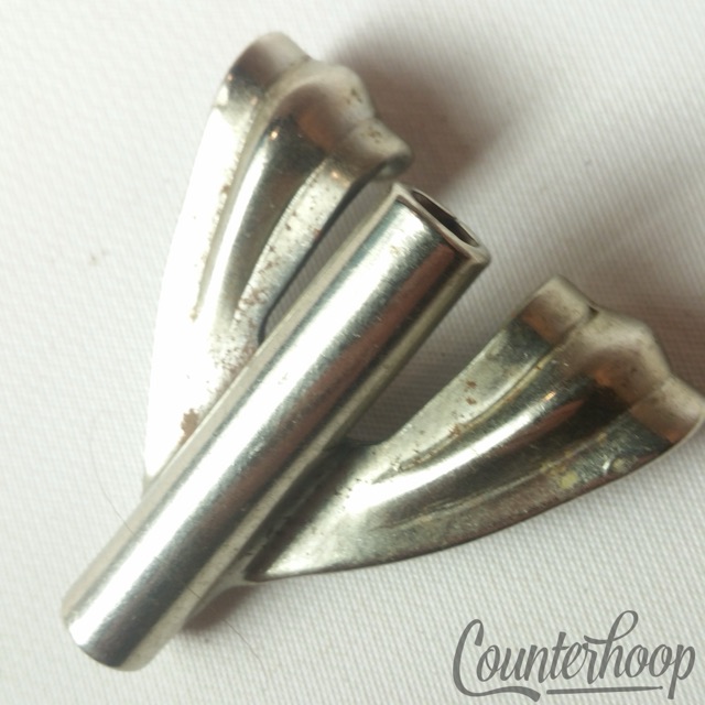 Ludwig Bass Drum Tension-Rod-Claw Vintage 50s-60s Nickel USA Super Classic Part — main photograph