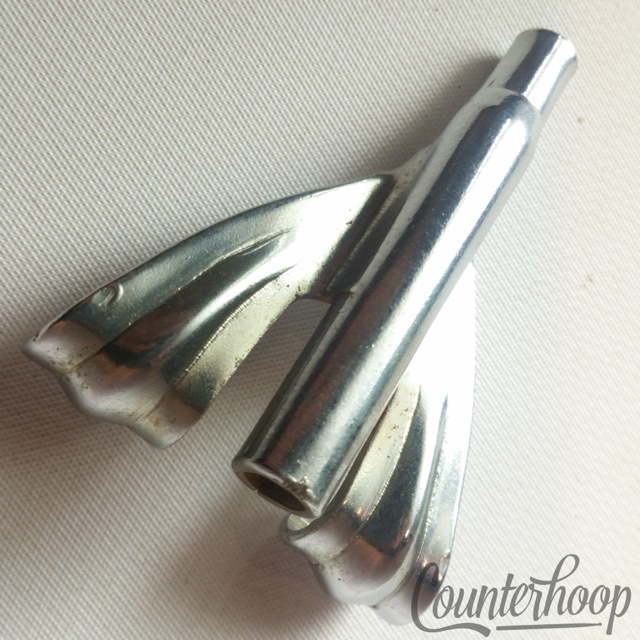 Ludwig Snare/Bass Drum Threaded Single-Tension-Rod-Claw Marching Chrome 50s-60s — main photograph