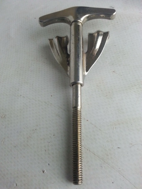 Ludwig Bass Drum Tension T-Rod/Claw Classic Nickel 50s/60s Vintage* — main photograph