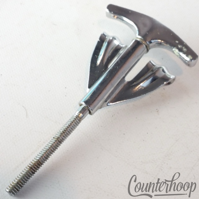 Ludwig Bass Drum Tension T-Rod+Claw Super Classic Chrome Vintage 60s USA Chicago — main photograph