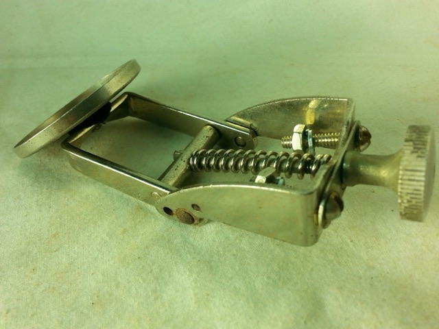 Ludwig Snare/Tom Drum Muffler Short Single-Cup Parts Nickel Tone Control 30s* — main photograph