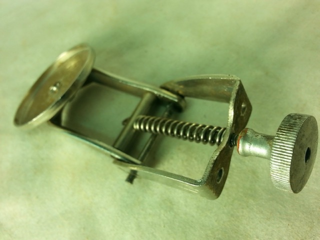 Ludwig Snare/Tom Drum Muffler Short Single-Cup Parts Nickel Tone Control 30s* — main photograph