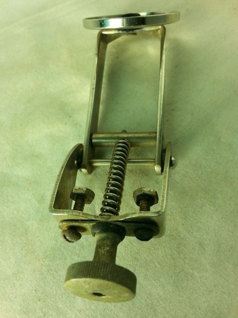 Ludwig Snare/Tom Drum Muffler Long Single-Cup Parts Nickel Tone Control 30s* — main photograph