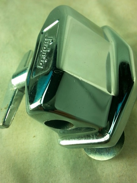 Ludwig Tom Drum/Bass Spur/Cymbal Arm Mount Chrome Wing-Nut Vintage 70s-80s EXC* — main photograph