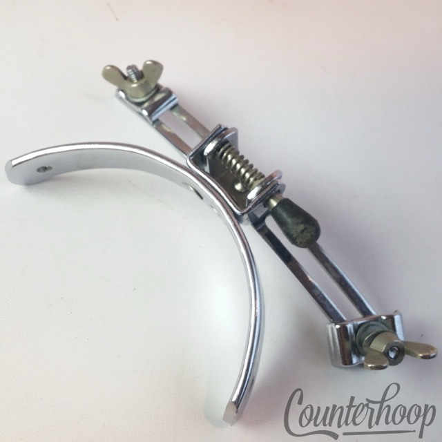 Pearl Marching Snare/Tenor Drum Harness T-Rod-Mount Chrome Vintage 60s Japan* — main photograph