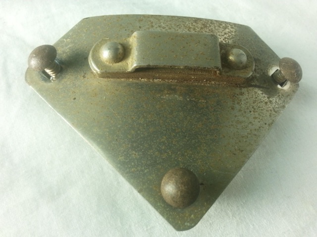 Gretsch Cut Diamond Ride Tom/Timbale Drum Mount Bracket Nickel Vintage 40s-50s* — main photograph