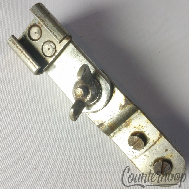 Ludwig/WFL Ride Tom Drum Mount Bracket Clip Attachment Nickel Vintage 30s-40s* — main photograph