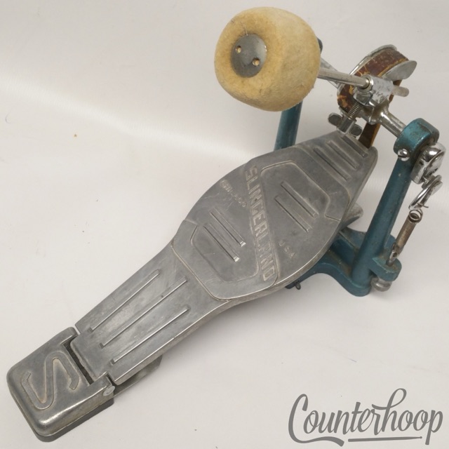 Slingerland Bass Drum Pedal Vintage 60s Tempo King Chicago USA Single-Spring* — main photograph