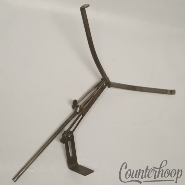 Ludwig Nickel Snare Drum Stand Basket Vintage 10s Light-Weight Early American* — main photograph