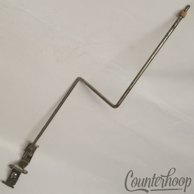 Ludwig Clamp-On Bass Drum Cymbal Arm Mount Stand Rod Nickel Script Vintage 20s* — main photograph