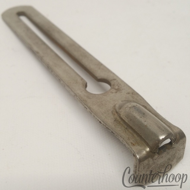 Ludwig Bass Drum Attachment Mount Long Swivel Slider Part Nickel Vintage 30s USA — main photograph