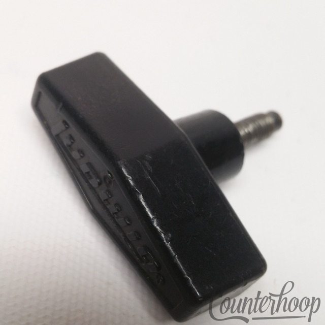 Ludwig Vintage Hercules Wing Screw Black Plastic T-handle-1/4"-20 X 7/8"-vg! — main photograph