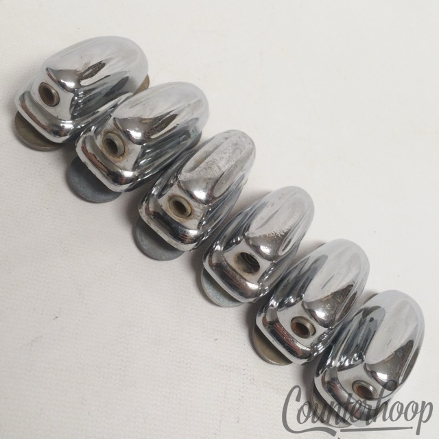 Slingerland 6x Sound King Tom Drum Lugs Chrome Big Hex Short Swivel Nut 60s VG — main photograph