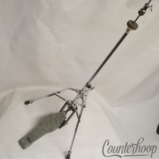 Slingerland Dynamo Hi-Hats Cymbals Stand Chrome Single-Braced USA Vintage 70s* — main photograph