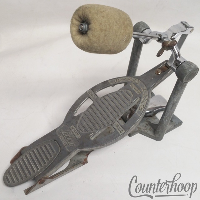 Ludwig Speed King Bass Drum Pedal Twin Spring OG Beater Vintage 60s Chicago USA — main photograph