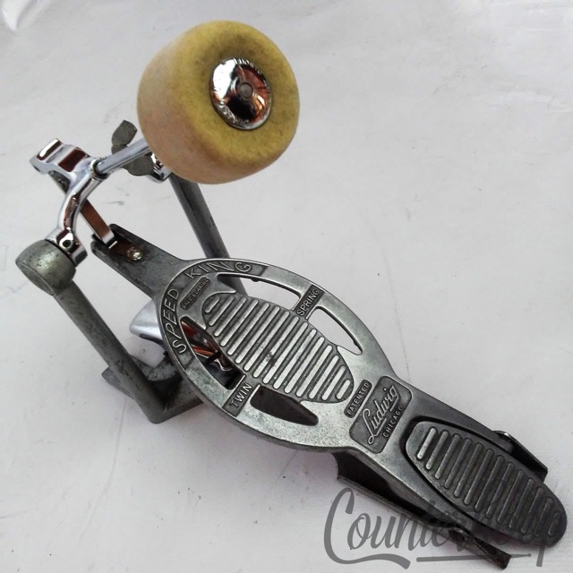 Ludwig Speed King Bass Drum Pedal Twin Spring OG Beater Vintage 60s Chicago USA — main photograph