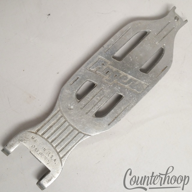 Rogers Swivomatic Bass Drum Foot Pedal Footboard Part Made In USA Pat Pend Swivo — main photograph