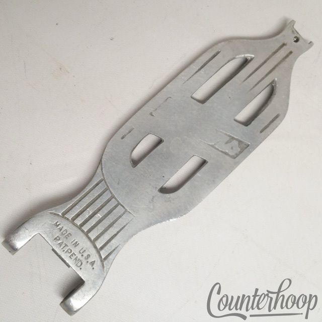 Rogers Swivomatic Bass Drum Foot Pedal Footboard Made In USA Pat Pend Swivo Part — main photograph