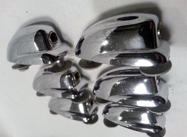 Slingerland 6x Sound King Tom Drum Lugs Chrome Vintage 60s Phillips Chicago USA* — main photograph