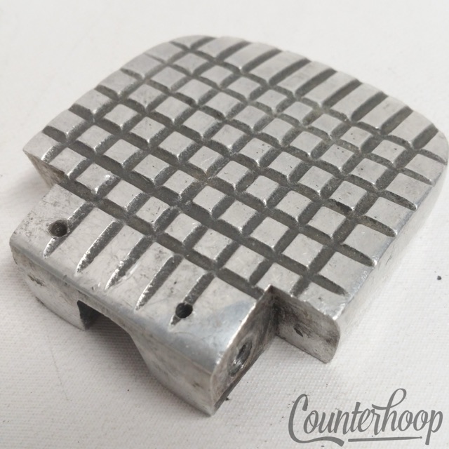 Rogers Swivomatic Bass Drum Foot Pedal Heel Plate Pre-CBS Solid Block Swivo Part — main photograph