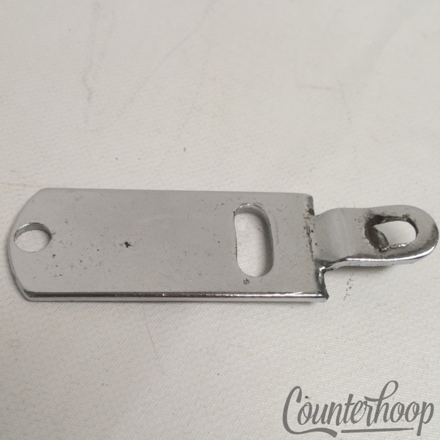 Rogers Swivomatic Bass Drum Pedal Heel Plate Rod Connector Chrome USA Vintage60s — main photograph