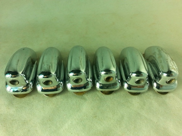 Slingerland 6x Sound King Tom Drum Lugs Chrome Phillips Short Swivel Nut 60s VG — main photograph