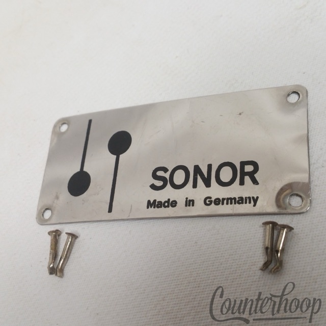 Sonor Snare/Tom/Bass Drum Badge+Tacks Phonic/Super Champion Vintage 70s Germany — main photograph