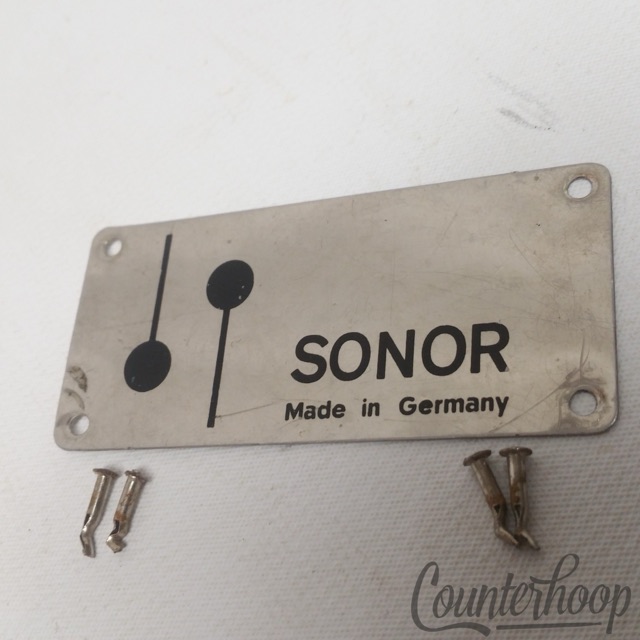 Sonor Snare/Tom/Bass Drum Badge+Tacks Phonic/Super Champion Vintage 70s Germany — main photograph