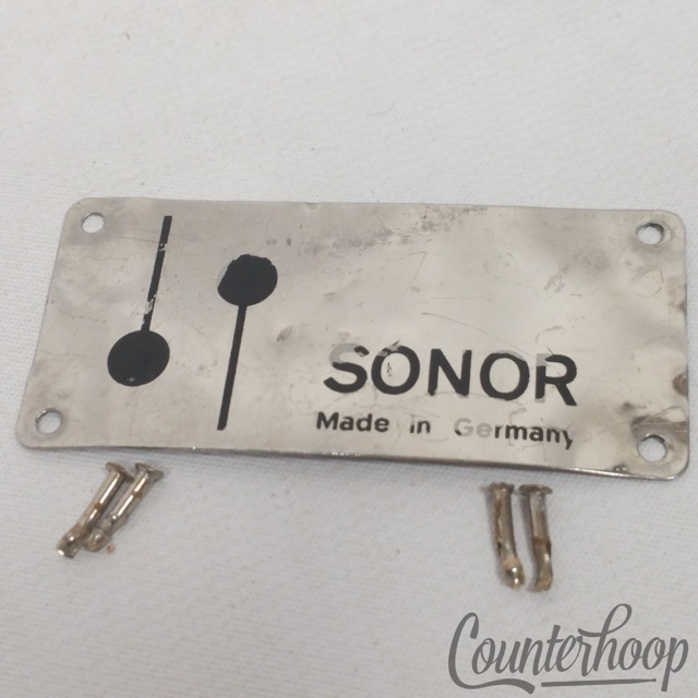 Sonor Snare/Tom/Bass Drum Badge+Tacks Phonic/Super Champion Germany Vintage 70s — main photograph