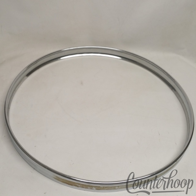 Sonor Phonic 22" Bass Drum Metal Hoop/Rim Ferro Manganese Chrome Vintage 70s* — main photograph
