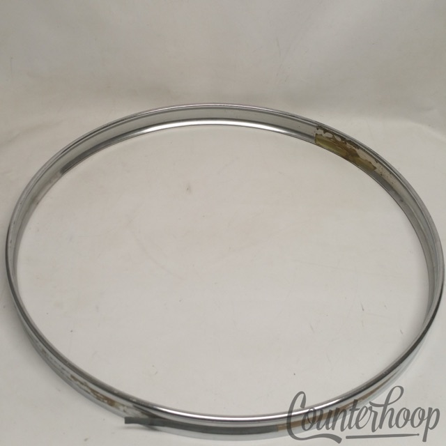 Sonor Phonic 22"BDP Bass Drum Metal Hoop/Rim Ferro Manganese Vintage 70s Chrome — main photograph