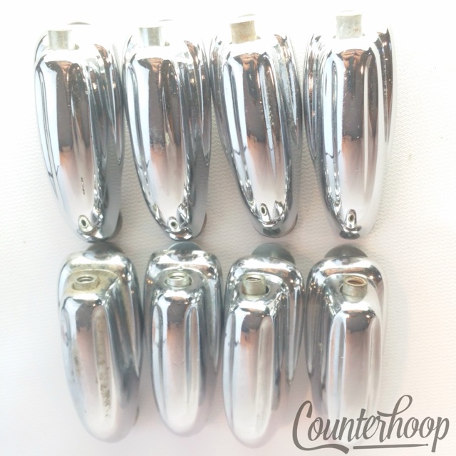 Slingerland 8x Bass Drum Lugs Chrome Radio/Sound King Vintage 60s Small Hex VG+ — main photograph