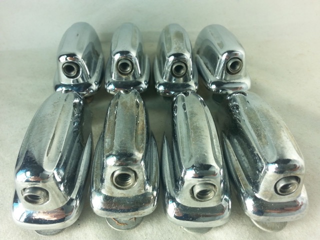 Slingerland 8x Bass Drum Lugs Chrome Radio/Sound King Vintage 60s Phillips VG* — main photograph