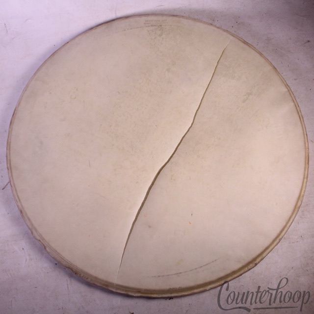 24" Calf Skin Head Ballou Music Shop Dayton, OH Vintage 50s Rogers 1Ply Maple* — main photograph