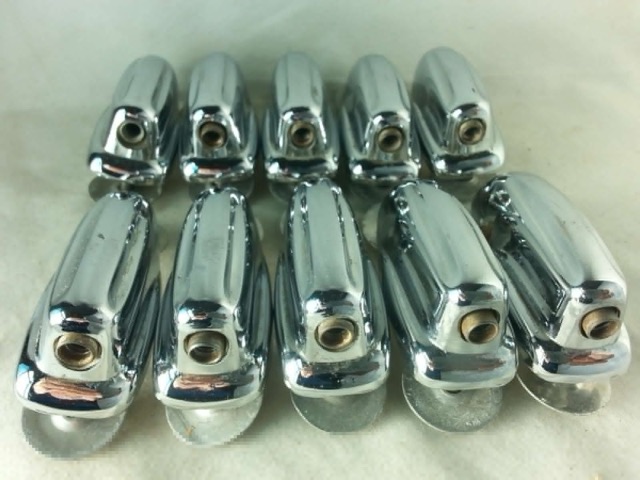 Slingerland 10x Bass Drum Lugs Chrome Radio/Sound King Vintage 50s Alum-Wash VG+ — main photograph