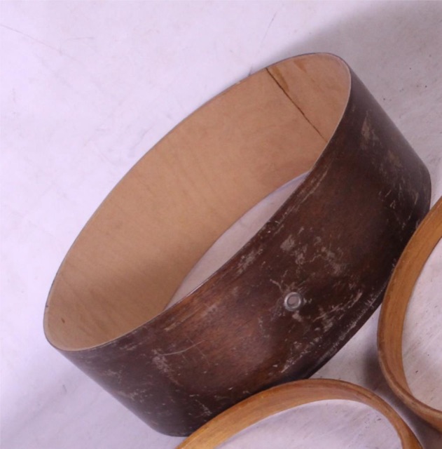 Gretsch 14x5"Single Tension Snare Drum Shell Sep28 1953 2Ply Mahogany/Poplar 50s — main photograph