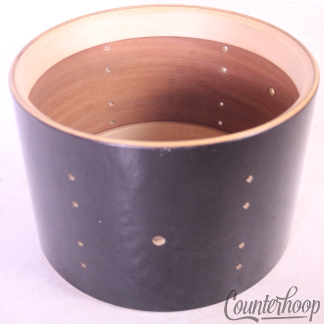 Keller 12x8" 6-Ply African Mahogany Drum Shell 10Ply Re-Rings - Leedy Lug Holes — main photograph