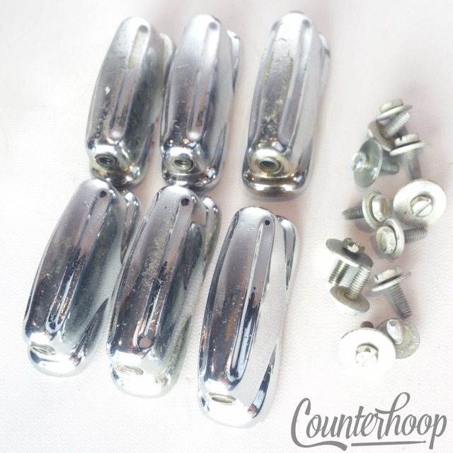 Slingerland 6x Sound King Snare Drum Lugs Chrome Slot-Hex Deluxe 60s VG+* — main photograph