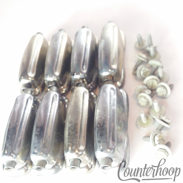 Slingerland 8x Sound King Snare Drum Lugs Chrome Slot-Hex Artist Krupa 60s VG+* — main photograph