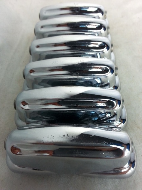 Slingerland 6x Sound King Snare Drum Lugs Chrome Phillips-Screw Deluxe 60s VG+* — main photograph