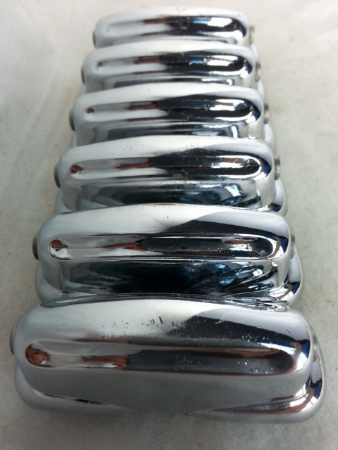 Slingerland 6x Sound King Snare Drum Lugs Chrome Phillips-Screw Deluxe 60s VG+* — main photograph