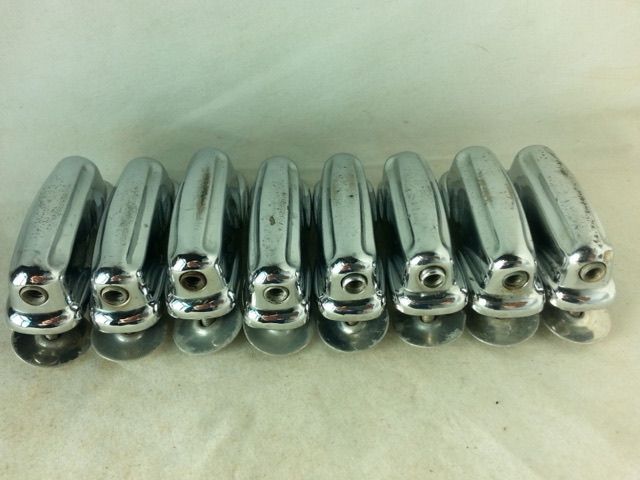 Slingerland 8x Sound King Snare Drum Lugs Chrome Alum-Washer Radio King 50s VG* — main photograph